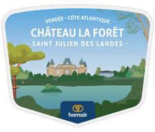 Campsite Château La Forêt Logo Logo
