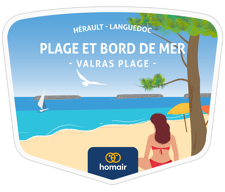 Camping Plage et Bord de mer Logo Logo