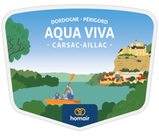 Camping Aqua Viva Logo Logo