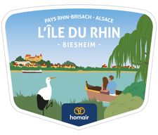 Camping L'Ile du Rhin Logo Logo