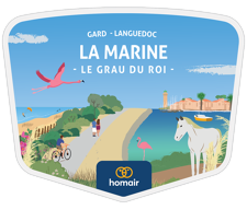 Camping La Marine Logo Logo