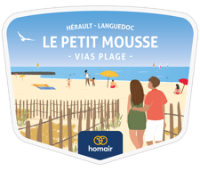 Camping Le Petit Mousse Logo Logo