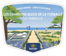 Campsite Les Chardons Bleus de la Turballe Logo Logo
