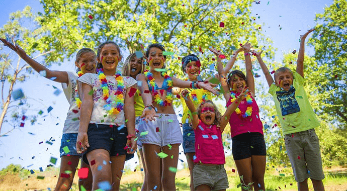 club enfants camping