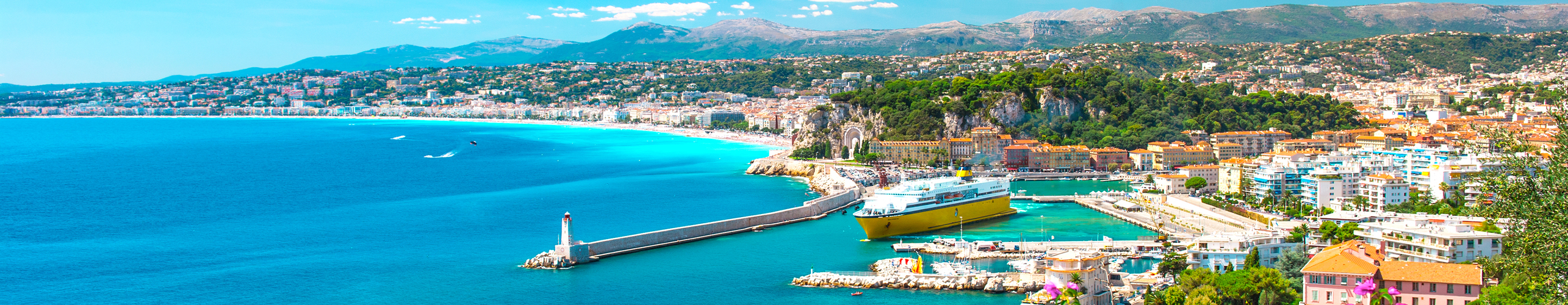Vue panoramique de Nice