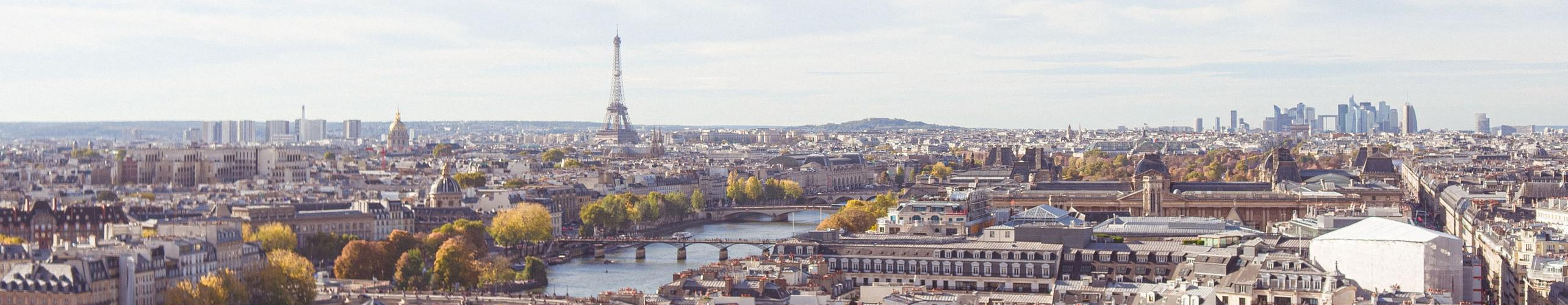 Vue aérienne de Paris