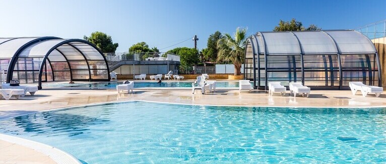 piscine couverte au camping
