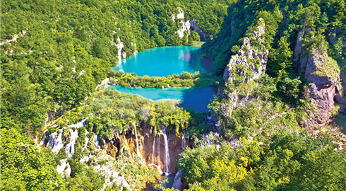 lacs de plitvice en Croatie