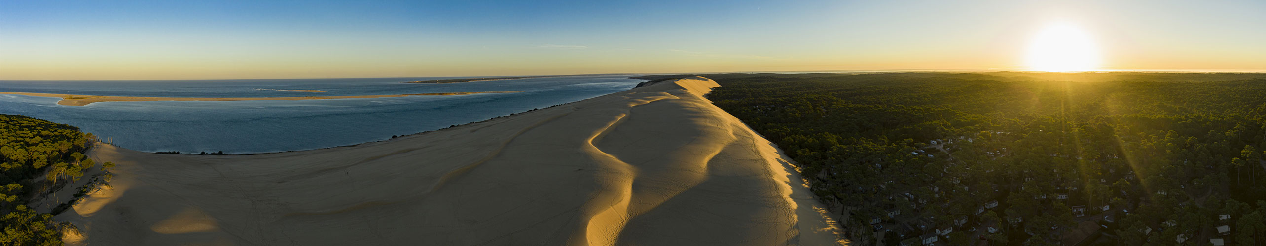 La dune de pilat au levé du jour
