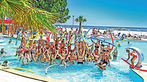 Pool Party au camping Marina d'Erba Rossa