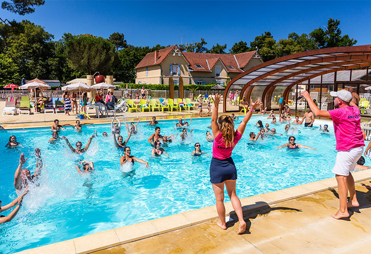 parc aquatique du camping le soleil des Landes
