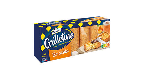 Paquets de biscottes Grilletine de Pasquier