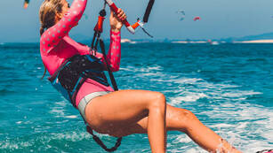 Kite surf Camping Baia Blu La Tortuga Aglientu Homair