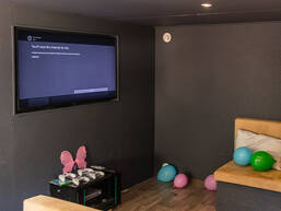Salle TV Camping La Palmeraie Torreilles-Plage Homair