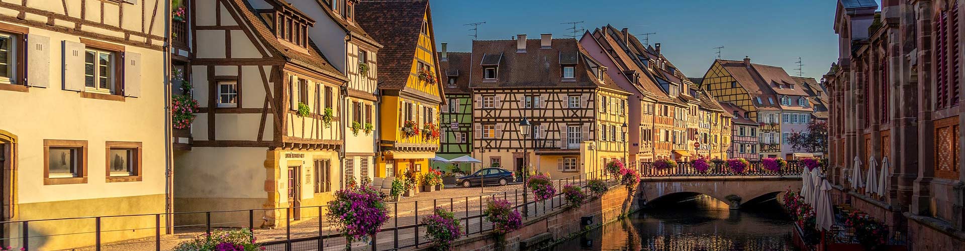 Rue typique de Colmar en Alsace