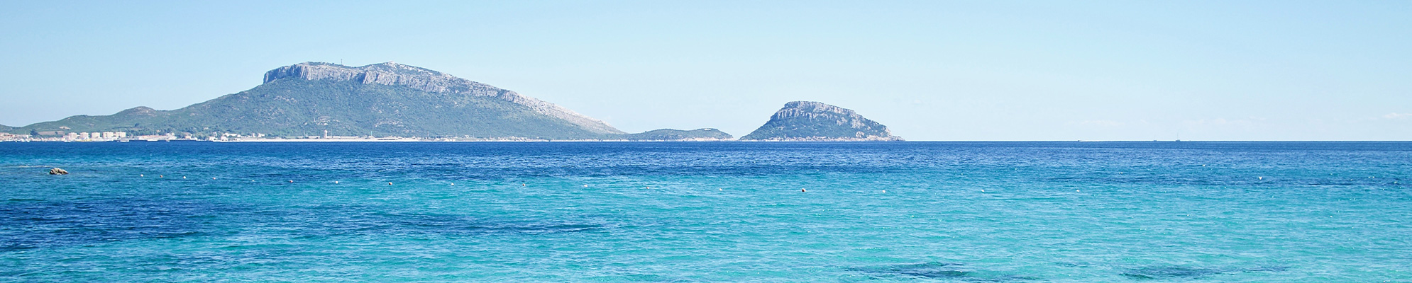 Vista sul mare Adriatico e sulle isole al largo 