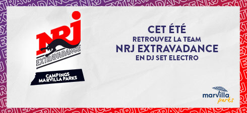 Logos partenariat NRJ Extravadance et Marvilla Parks