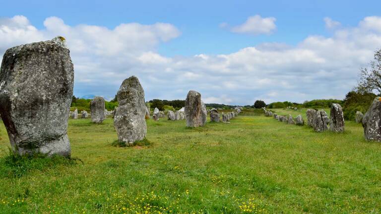 Campsite The Carnac Alignment of Menhirs