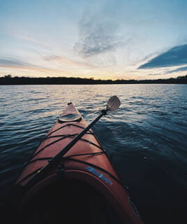 Promenade en kayak en Bretagne