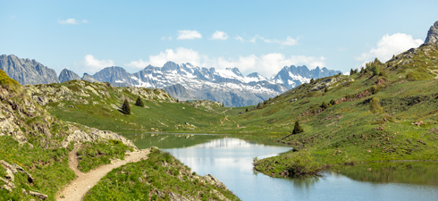 Camping à la montagne ouvert toute l'année