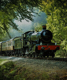 Le petit train touristique de l'Ardèche