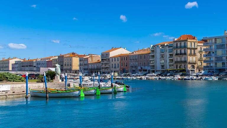 Le port de Sète et ses canaux