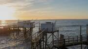Les carrelets, cabanes de pêcheurs typiques de Royan