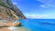 Plage paradisiaque de Sardaigne, île du sud de l'Italie