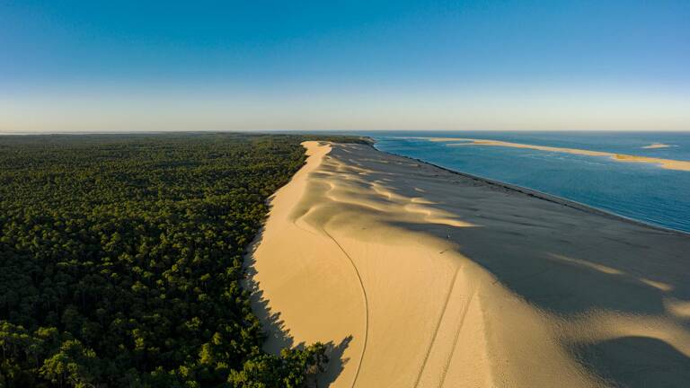 Vue aérienne de la Dune du Pyla