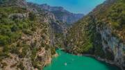 Les Gorges du Verdon et ses eaux turquoises dans le Haut Var