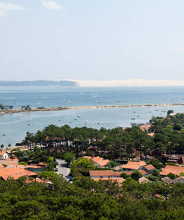 Banc d'Arquin et la Dune du Pilat, près de Biscarrosse