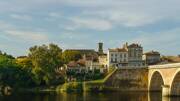 Ville fluviale de Bergerac au coeur de la Dordogne