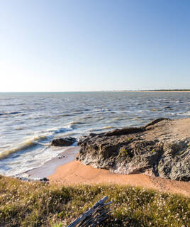 Plage La Yole et l'océan Atlantique