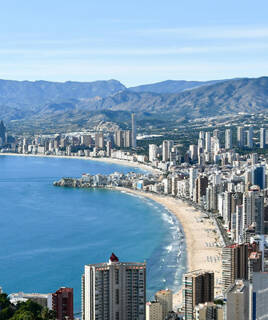 Station balnéaire de Benidorm sur la Costa Blanca
