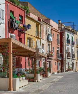 Ruelles colorées d'Alicante