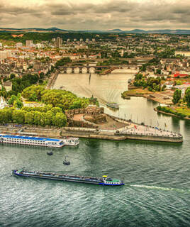 Croisière sur le Rhin en Allemagne