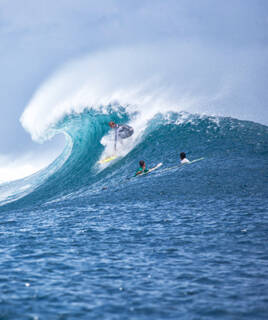 Session de surf sur la côte atlantique