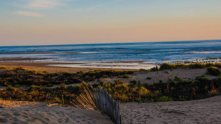 Plage de Vendée face à l'Atlantique