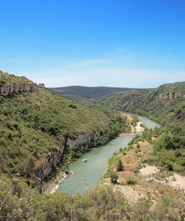 Vue sur les Gorges du Gardon