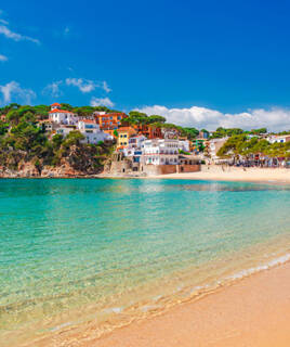 Plage à Bégur sur la Costa Brava