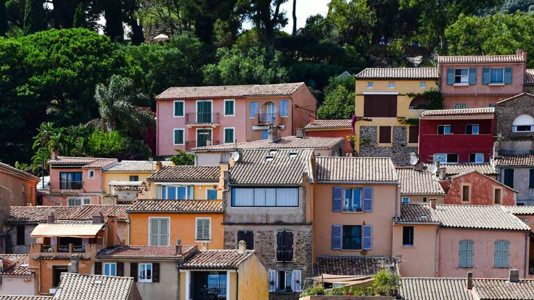 Centre ville de Bormes les Mimosas
