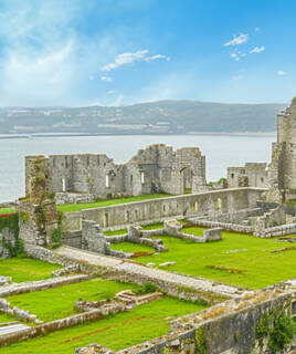 L'abbaye de Landevennec dans le Finistère