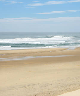 Plage de Soulac sur Mer en Aquitaine