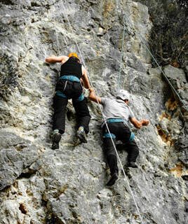 Via Ferrata à la Cité de Pierre près de Millau