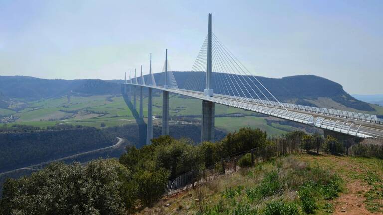 Le Viaduc de Millau dans l'Aveyron