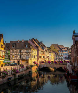 Le village fleuri d'Obernai dans le Bas-Rhin