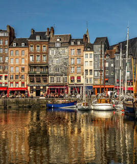 le port d'Honfleur en Basse Normandie