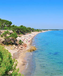 Plage de la Costa Dorada près de Miami Platja