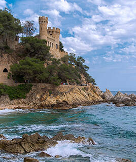 Bezoek het middeleeuwse kasteel van Sant Joan in Lloret de Mar Homair