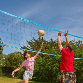 Campsite with activities